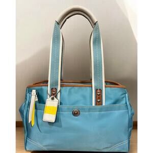 Y2K Coach F11993 Hamptons Sateen Satchel Bag